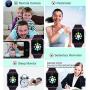Amazqi Smart Watch, Smartwatch Phone with SD Card Pedometer Call Text Notification SIM Card Slot Music Player Camera Compatible for Android Samsung Huawei and iPhone (Partial Functions) for Men Women