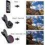 Apexel iPhone Lens, 16mm Wide Angle Camera Lens with CPL Filter Lens Kit for iPhone 7 6/6s 6Plus/6s Plus Samsung Galaxy S7/S6 Most Andriod Smartphones (No Dark Circle)-Black
