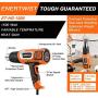 EnerTwist Heat Gun 1500 Watt Variable Temperature Control Hot Air Tool Kit Heating Protect for Shrink Wrapping, Paint Removal, Wiring, Tubing, Crafts, Vinyl Wrap, Automotive, Electronics Repair