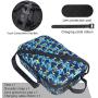 HIJIAO Hard Travel Case for Oculus Quest VR Gaming Headset and Controllers Accessories Waterproof Shockproof Carring case (Blue)
