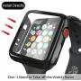 PZOZ Compatible Apple Watch Series 3 / Series 2 Case with Screen Protector 38mm Accessories Slim Guard Thin Bumper Full Coverage Matte Hard Cover Defense Edge for Women Men New Gen GPS iWatch (Black) PZOZ Compatible Apple Watch Series 3 / Series 2 Case with Screen Protector 38mm Accessories Slim Guard Thin Bumper Full Coverage Matte Hard Cover Defense Edge for Women Men New Gen GPS iWatch (Black)