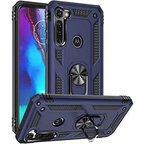 GSDCB Motorola Moto G Stylus Case, Motorola Moto G Pro Case, Military Armor Heavy Duty Shockproof Phone Protective Case with Kickstand Hard PC Cover Soft TPU Dual Layer for Women Men Girl Boy (Blue) GSDCB Motorola Moto G Stylus Case, Motorola Moto G Pro Case, Military Armor Heavy Duty Shockproof Phone Protective Case with Kickstand Hard PC Cover Soft TPU Dual Layer for Women Men Girl Boy (Blue)