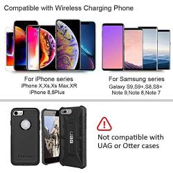 Squish Wireless Charger Car Mount Adjustable Gravity Air Vent Phone Holder for iPhone Samsung Nexus Moto OnePlus HTC Sony Nokia and Android Smartphones Qi Certified