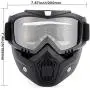 Easyinsmile Motorcycle Goggles with Detachable Mask,Road Riding UV Motorbike Glasses with Dustproof Mask,Windproof Cool Helmet Glasses for Skiing Riding Outdoor Activities Easyinsmile Motorcycle Goggles with Detachable Mask,Road Riding UV Motorbike Glasses with Dustproof Mask,Windproof Cool Helmet Glasses for Skiing Riding Outdoor Activities