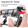 A.S Gen2 Magnetic Charging Cable, 540° Rotation Magnetic Phone USB Cable, 3A Fast Charging Data Transfer Charger Cable Compatible with USB C, Micro USB and iProduct (Black, 1.6ft+3.3ft+6.6ft)