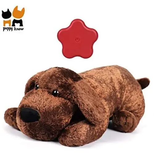 Puppyknow Puppy Behavioral Training Aid Toy for Anxiety Relief, Heartbeat Toy with Automatic Timing for Smart Dogs Cats, Newborn Puppies Sleep Aid Separation Anxiety Puppyknow Puppy Behavioral Training Aid Toy for Anxiety Relief, Heartbeat Toy with Automatic Timing for Smart Dogs Cats, Newborn Puppies Sleep Aid Separation Anxiety