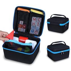 Mchoi Hard Portable Case for Osmo Fire Tablet Genius Kit(Case Only) (Blue)