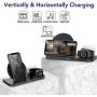 Latest 2020 Wireless Charger,Luffyhh 3 in 1 Qi-Certified Wireless Charging Station for AirPods Pro Apple Watch Series 5/4/3/2/1,Fast Wireless Charging Stand for iPhone 11 Pro/11 Pro Max/XS Max/XR/X