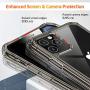 ESR Air Armor Designed for iPhone 11 Pro Max Case [Shock-Absorbing] [Scratch-Resistant] [Military Grade Protection] Hard PC + Flexible TPU Frame, for The iPhone 11 Pro Max (2019), Transparent Black