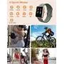 YAMAY Smart Watch Fitness Tracker Watches for Men Women, Fitness Watch Heart Rate Monitor IP68 Waterproof Digital Watch with Step Calories Sleep Tracker, Smartwatch Compatible iPhone Android Phones