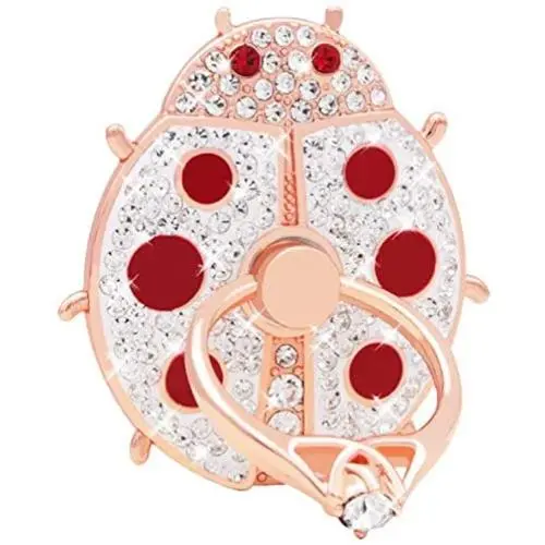 IYOYI Romantic Heart Crystal Phone Ring Stand Holder 360 Degree Rotating Ring Grip Cell Phone and Tablets Anti Drop Ring for iPhone 11 Pro Xs Max XR X 8 7 6 6s Plus Samsung Galaxy and More