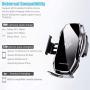 Wirelsss Car Charger,QI Fast Charging Air Vent Holder Auto-Clamping Smart Sensor Phone Holder for Car Compatible with iPhone 11/11 Pro/11 Pro Max/Xs MAX/XS/XR/X/8/8+,Samsung S10/S10+/S9/S9+