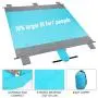 Sand Free Beach Blanket,210T Waterproof Nylon Extra Large Oversized 110X 120 for 7 Adults,Including 6 Corner Pockets + 4 Anchor Stakes,Quick Drying,Easy clean & Lightweight for Travel,Camping Sand Free Beach Blanket,210T Waterproof Nylon Extra Large Oversized 110X 120 for 7 Adults,Including 6 Corner Pockets + 4 Anchor Stakes,Quick Drying,Easy clean & Lightweight for Travel,Camping