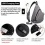 KAKA Sling Bag, Crossbody Backpack Canvas Waterproof Daypack Casual Shoulder Bag Traveling Hiking Camping for Men and Women (LARGER GRAY) KAKA Sling Bag, Crossbody Backpack Canvas Waterproof Daypack Casual Shoulder Bag Traveling Hiking Camping for Men and Women (LARGER GRAY)