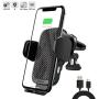 ZOOAUX Fast Wireless Car Charger Vent Mount, Automatic Clamping 10W/7.5W Fast Charging Air Vent for Car Compatible iPhone 11/11 Pro/11 Pro Max/Xs MAX/XS/XR/X/8/8+,Samsung S10/S10+/S9/S9+/S8/LG V30/etc