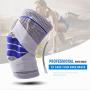 Knee Brace Compression Sleeve, Elastic Knee Wraps Patella Stabilizer with Silicone Gel Spring Support, Hinged Kneepads Protector for Meniscus Tear Arthritis Running Men Women