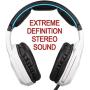 Sades SA920 3.5mm Wired Stereo Gaming Over Ear Headset with Microphone and Revolution Volume Control for Xbox One / Xbox 360 / PS4 / PC /Cell phones / iPad (Black/White)
