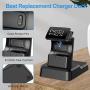 KIMILAR Charger Compatible with Fitbit Charge 4 Charger Dock, Replacement Charger Stand Charging Cable Cradle Station Base with 4.2ft USB Cord Accessories for Charge 4 / Charge 4 SE Smart Watch