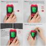 Stud Finder Sensor Meterk Wall Scanner - 5 in 1 Electronic Center Finder Multi-Functional Wall Finder Detector with LED/Sound Warning for Wood Stud/Metal/Live AC Wire/Moisture Detection