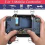 picK-me Mobile Game Controller, Gamepad Triggers with Phone Cooling Fan and Built-in 2000 mAh Battery Power Bank, Shoot and Sensitive Aim Trigger for 4.7-6.5 Inch Phone