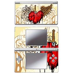 Mightyskins Protective Vinyl Skin Decal Cover Sticker Compatible with Nintendo DS Lite - Stabbing Heart