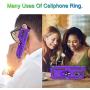 LG Stylo 5 Case, LG Stylo 5 Plus Case, LG Stylo 5V Case with Tempered Glass Screen Protector [2Pack], Jshru Military Grade Protective Phone Case with Ring Car Mount Kickstand for LG Stylo 5X Purple