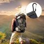 Solar Charger,Yelomin 20000mAh Portable Outdoor Mobile Power Bank,Camping External Backup Battery Pack Dual USB 5V 1A/2A Outputs with SOS Function & Compass