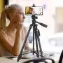 2 Pack Phone Mount Tripod Adapter - Universal Cell Phone Clamp Holder, Tripod Firm Attachment for iPhone, Galaxy and Other Smartphones 2 Pack Phone Mount Tripod Adapter - Universal Cell Phone Clamp Holder, Tripod Firm Attachment for iPhone, Galaxy and Other Smartphones