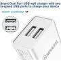 iPhone Chargers iPad Chargers, MAILESI 10W 2 Port Plug Travel Wall Charger Adapter with 2-Pack 6.6-Feet Lightning Cables Charge Sync Compatible with iPhones and iPads iPhone Chargers iPad Chargers, MAILESI 10W 2 Port Plug Travel Wall Charger Adapter with 2-Pack 6.6-Feet Lightning Cables Charge Sync Compatible with iPhones and iPads