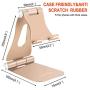 Cell Phone Stand for Desk, YOSHINE Portable Cell Phone Holder Adjustable Tablet Stand Aluminum Stand Holder Cradle Charging Dock for Nintendo Switch All Smartphones and Tablets (4-13") - Gold