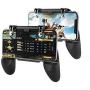 CQLEK Gamepad Playground 2 in 1 Mobile Remote Controller Holder Handle Joystick Triggers for PUBG L1 R1 Shoot Aim Button for iOS and Android - Black