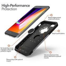 Rokform - iPhone 8/7/6/6s Plus Magnetic Case with Twist Lock, Military Grade Rugged iPhone Case Series (Gunmetal)