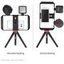 Andoer U-Rig Pro 3 Shoe Handheld Smartphone Video Rig Film Vlogging Recording Bracket Stabilizer Replacement Compatible with iPhone Samsung