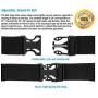 Running Belt with Water Bottles | Running Hydration Belt has Water Resistant Waist Pack to Fit iPhone, Samsung, Android, etc | Adjustable Belt | 10oz Bottles | Attach Race Number | Hiking & Cycling
