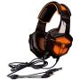 SADES 921S 3.5mm Plug Over Ear Wired Stereo Headset Gaming Earphone Bass Noise Canceling Isolating Headphones with Mic for PC Gamer Tablet Laptops Mobile Phone MP3 MP4