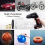 fineed 18V 145PSI Cordless Tire Inflator, Portable Air Compressor with Pressure Gauge Air Digital Pump for Cars, SUVs, RV Bicycles and Motorcycles, 55L/Min, 2000mAh Rechargeable li-ion Battery