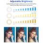 Selfie Ring Light, SYOSIN Rechargeable Portable Clip-on Ring Light for Phone Laptop and Camera, with Adjustable 3 Light Modes and 40 LED Selfie Light for Photography,Camera Video and Girl Makes up