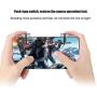 125 Mobile Phone Game Controller, Phone Game Gamepad Trigger Aim Button, Metal Button Gamepad Joystick Shooter Sensitive Shoot and Aim Buttons Shooter Handgrip