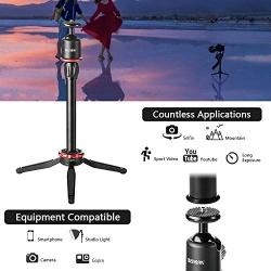 Sevenoak SK-T1 Tripod Mount Grip & by-MM1 3.5mm Shotgun Microphone & MQ-PR1 Wireless Remote Control Shutter Release for iOS iPhone 11 X 8 7 7 Plus 6s 6 iPad iPod Touch Samsung Android Smartphone