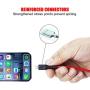 Short 1Ft iPhone Charging Cable, 3 Pack 1 Feet Lightning Cable Certified Nylon Braided Fast Charger Cord Compatible with iPhone XR X 8 7 6S 6 Plus iPad 2 3 4 Mini, iPad Pro Air, iPod (Red)