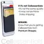 Cell Phone Wallet by Cellessentials: (for Credit Card & Id) | Works with Almost Every Phone | iPhone, Android & Most Smartphones | 3 Pc Pack (Black, Grey & Pink)