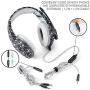 Gaming Headset Stereo Bass Surround PC Gaming Headphones Game Headset with Microphone Mic for PC Mobile Phone for PS4