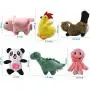 LEGEND SANDY Squeaky Plush Dog Toy Pack for Puppy, Small Stuffed Puppy Chew Toys 12 Dog Toys Bulk with Squeakers, Cute Soft Pet Toy for Small Medium Size Dogs