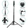 Selfie Stick Tripod 52 Inch Cell Phone Tripod Stand with Bluetooth Remote Smartphone for iPhone 11 Xs X 6 7 8, Android Cellphone Gopro Camera Mount Portable Monopod Feet Travel Lightweight Selfie Stick Tripod 52 Inch Cell Phone Tripod Stand with Bluetooth Remote Smartphone for iPhone 11 Xs X 6 7 8, Android Cellphone Gopro Camera Mount Portable Monopod Feet Travel Lightweight