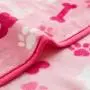 ALLISANDRO 350 GSM-Super Soft and Premium Fuzzy Flannel Fleece Pet Dog Blanket, The Cute Paw and Bone Design Washable Fluffy Blanket for Puppy Cat Kitten Indoor or Outdoor, Pink and Blue ALLISANDRO 350 GSM-Super Soft and Premium Fuzzy Flannel Fleece Pet Dog Blanket, The Cute Paw and Bone Design Washable Fluffy Blanket for Puppy Cat Kitten Indoor or Outdoor, Pink and Blue
