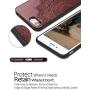YFWOOD Compatible for iPhone 8 Case Wood, Natural Real Wood Carving Pattern Slim Bumper Anti Scratch Durable Flexible Protective Case for iPhone 7/8 iPhone SE 2020 4.7 Inch