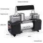 JACOOL Portable Air Compressor Pump DC 12V Digital Tire Inflator Dual Cylinder with Carrying Bag, 150PSI Heavy Duty Air Pump for Car, Large SUV, Bicycle and Other Inflatables JACOOL Portable Air Compressor Pump DC 12V Digital Tire Inflator Dual Cylinder with Carrying Bag, 150PSI Heavy Duty Air Pump for Car, Large SUV, Bicycle and Other Inflatables