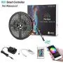 Nexlux LED Strip Lights, WiFi Wireless Smart Phone Controlled 16.4ft Non-Waterproof Strip Light Kit Black Color Changing Lights,Working with Android and iOS System,IFTTT Nexlux LED Strip Lights, WiFi Wireless Smart Phone Controlled 16.4ft Non-Waterproof Strip Light Kit Black Color Changing Lights,Working with Android and iOS System,IFTTT