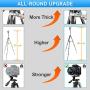 Phone Tripod for iPhone, 60-Inch Camera Tripod for Ipad, Lusweimi Tripod with 2 in 1 Tripod Mount Holder for Cell Phone/Ipad/Gopro/All Camera, Tripod with Carry Bag for Travel/Photography/Video