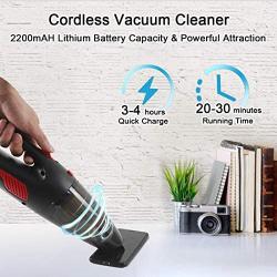 COPACHI Cordless Car Vacuum Cleaner,Portable Wet&Dry Vacuum for Car,House, Rechargeable Handheld Car Cleaner,Car Cleaning Tool Car Vacuum